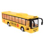 Inertia Bus Toys , High Simulation Yellow Fine Details Mini Bus Model Car Toys Prizes for Gift Collections - Image 5