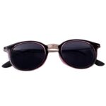 Pink UV Protected Round Sunglasses, classic Sunglasses for Men & Women, Lightweight - Image 5