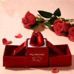 Christmas Gifts for Women Rose Ring Box Jewellery Box Eternal Rose Necklaces Box Wedding Valentine's Day - Image 4