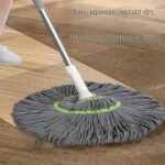 Squeeze Twist Mop Self Wringing Mop, Stainless Steel Handle (1 Pc) - Image 8