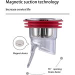 Plastic Odour Proof Floor Drain Sink Drain for Toilet Bathroom Kitchen (1 Pc) - Image 3