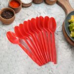 Reusable Food-Grade Plastic Spoons (10 Pc) - Image 4