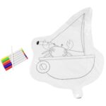 Multicolour colour-your-own inflatable animals With 6pcs Colored Pen Markers (1 Set) - Image 6