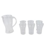 Apex Unbreakable Lemon Jug Set with 6 Glasses – 1200ML Jug + 300ML Glasses Approx - Image 5