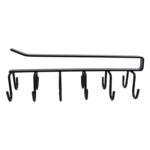 Double-Row Metal cupholder Rack, Multi-Purpose Iron Hanger with 6 Hooks (1 Pc) - Image 5