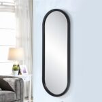 Modern Oval Wall-Mounted Bathroom Mirror (1 Pc) - Image 7