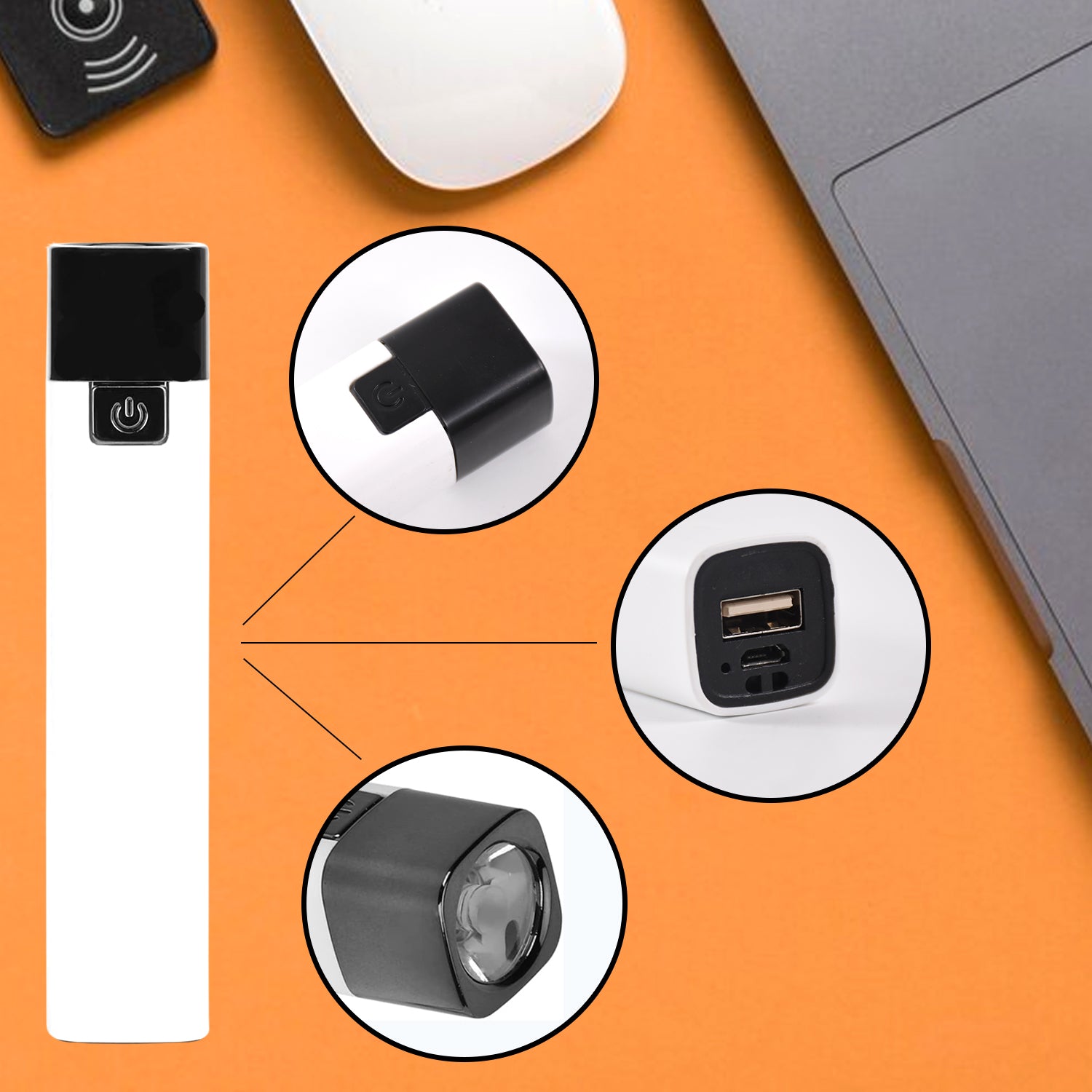 05_325e131c-5e45-41bc-a6b7-ce218cdcefd3 Rechargeable Touch-Control LED Flashlight (1 Pc) - Image 1