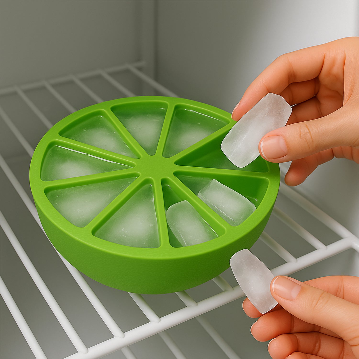 05_3c433d64-efc7-4b12-b67c-9517abd53443 Lemon Shape Flexible Silicone Ice Cube Tray – 8-Slot Round Ice Mold (1 Pc) - Image 1
