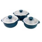 Apex Microwave-Safe Serving Bowl 3 Pcs Set (700ml, 1000ml, 1400ml) - Image 5
