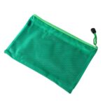 Zipper Mesh Pouch Multipurpose Travel Bag for Cosmetics Makeup Offices Supplies (25 x 16 cm) - Image 2