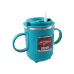 Kids Sporty Sipper Mug with Straw and Dual Handles Approx 300ml (1 Pc) - Image 5
