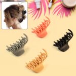 Plastic Hair Clamp Grip, Simple Matte Hair Barrette Clamp (1 Pc) - Image 3