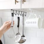 Metal Multifunctional Cabinet Storage Organize 6 Hook Rack For Hanging (1 Pc / Big) - Image 3