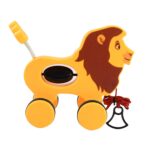 Lion Pull Along Toy, Baby Early Walking Pull Toy (1 Pc) - Image 5
