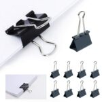Paper Holding Binder Clips Paper Clips (8 Pcs Set / Mix Color)