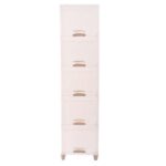 Multi-Purpose 5-Layer Plastic Storage Drawer Cabinet for Home and Office - Image 5