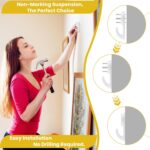 33 in 1 Picture Hangers Photos Hanging Hardware Kit (1 Set) - Image 8