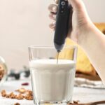 Small Electric Handheld Milk Frother with Stainless Steel Whisk (1 Pc) - Image 4