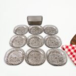 Plastic Household Plates Dinner Plates Dish Tray Skewer Bone Plate Set (10 Pcs Set) - Image 5