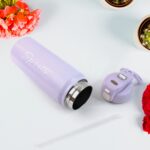 Stainless Steel Insulated Vacuum Water Bottle (600 ml Approx) - Image 3