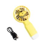 Cute Cartoon Handheld Fan with LED Light (1 Pc) - Image 5