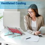 Home Foldable Height Adjustable Laptop Stand (1 Pc) - Image 7