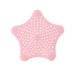 Baby Pink Silicone Star Shaped Sink Filter Bathroom Hair Catcher Drain Strainers for Basin - Image 5