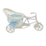 Plastic Cycle Flower vases for Home decor; Bicycle Flower Pot Stand - Image 4