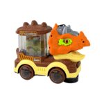 Dinosaur Car Toy with Humidifier Sound and Light (1 Pc) - Image 5