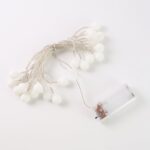 Battery Operated Warm White Globe Ball String Light - Image 5