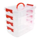 4-Layer Transparent Multipurpose Plastic Storage Box - Image 5
