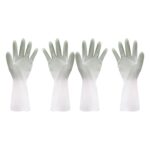 Latex Household Gloves (2 Pair / Mix Color) - Image 5