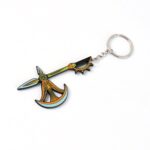 Axe Shape Metal Keychain - Durable & Stylish Accessory (1 Pc) - Image 5