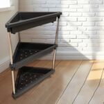 3-Layer Multipurpose Plastic Corner Storage Rack - Image 4