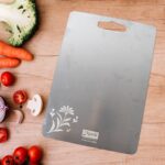Apex Steel-X Stainless Steel Medium Chopping Board - Image 4