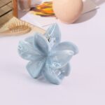 Matte Finish Hair Claw Clip (1 Pc / Mix Color) - Image 4