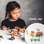 TTG Small Wild Animal Toy Set for Kids (Pack of 4 Animals) - Image 3
