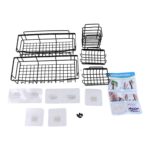 Metal Shower Basket / Canddy, for Bathroom Organiser (5 Pc Combo) - Image 5