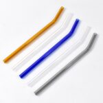 Reusable Glass Straws Clear Glass Drinking Straw (5 pcs Set) - Image 5