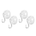 Plastic Suction Cup Hooks (4 Pcs Set) - Image 5
