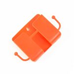 1 Pc Orange Wallmount Mobile Stand With Hook for and stuffs purposes. - Image 5