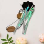 Solar LED Wind Chime with Tubes Soothing Sound & Colorful Glow (1 Set) - Image 3