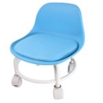 Plastic Low Round Rolling Stool with Wheels Pedicure Stool (1 pc / Mix Color) - Image 5