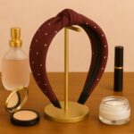 Women's Polka Dot Fabric Knot Hairband – Stylish & Comfortable (1 Pc) - Image 3