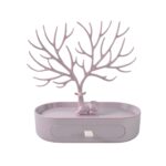 Plastic Jeweller Organizer Earring Holder and Necklace Rack With Drawer (1 Pc) - Image 5