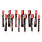 Premium Permanent Red Marker Pen Set (12 Pcs Set) - Image 5