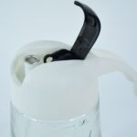 Kitchen Glass Oil Bottle Dispenser Automatic Opening Closing Home Bottles For Oil And Vinegar Honey Olive Oil Container (630ml) - Image 7