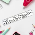 Romans Road Scripture Printed Plastic Ruler 6 Inch - Image 3
