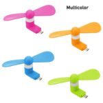 Micro / Android USB Mini Fan Flexible USB Fan (1 Pc / With Card Packing) - Image 2