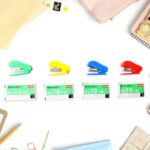 Mini Stapler Set  with Staples – Assorted Colors | No.10 Staplers with Pins (20 pcs Set) - Image 6